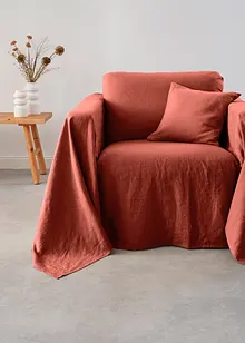 Veelzijdige linnen plaid van hooge kwaliteit, bonprix