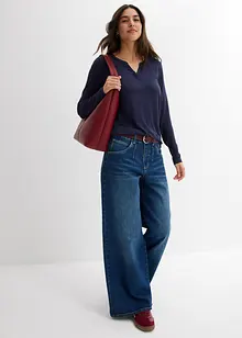 Longsleeve in een zachte viscosemix, bonprix