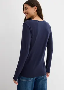 Longsleeve in een zachte viscosemix, bonprix