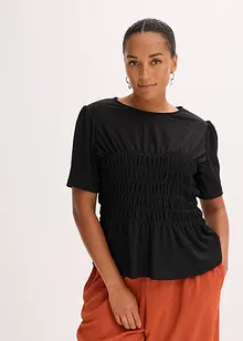 Shirt met smokwerk, bonprix