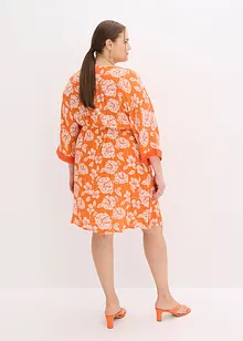 Tuniekjurk met kant van gestructureerde viscose, bonprix