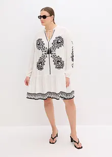 Tuniekjurk van gestructureerde viscose, bonprix
