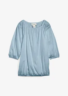 Katoenen shirtblouse met carréhals, halflange mouw, bonprix