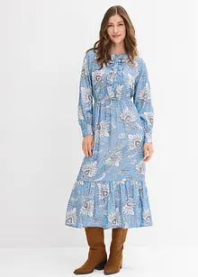 Maxi jurk in een soepele viscosemix, bonprix