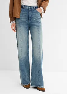 Straight jeans, high waist, low stretch, bonprix