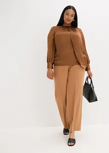 Blouse van elegant satijn, bonprix