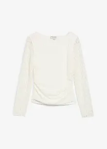 Longsleeve van kant, bonprix