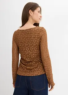 Longsleeve van kant, bonprix