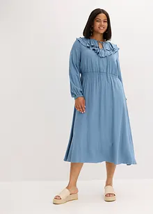 Maxi jurk van soepele viscose, bonprix