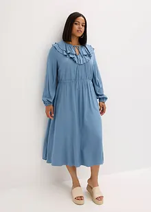 Maxi jurk van soepele viscose, bonprix