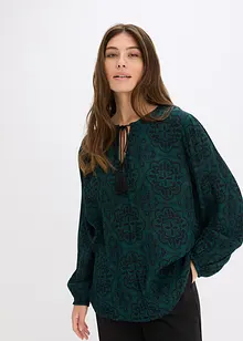 Blouse van gestructureerde viscose, bonprix