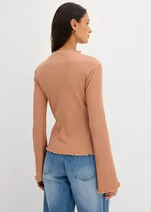 Geribd shirt van puur katoen, bonprix