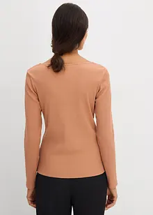 Geribd shirt van biologisch katoen, bonprix