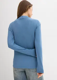 Longsleeve van geribd materiaal, bonprix