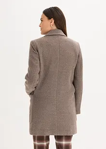 Korte jas in wollen look, bonprix