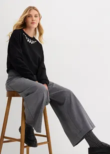 Oversized sweater van katoen, bonprix