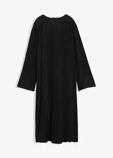 Midi jurk van gestructureerde crinkle, bonprix