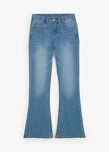Flared jeans mid waist, bonprix