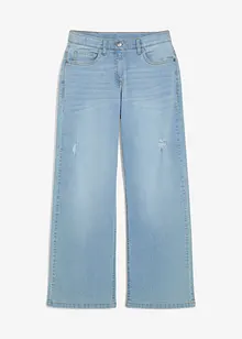Wide leg jeans mid waist, bonprix