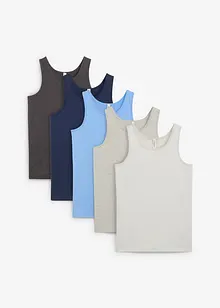 Hemd met zacht katoen (set van 5), bonprix