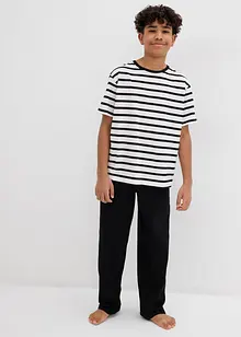 Pyjama + shortama met biologisch katoen (4-dlg. set), bonprix