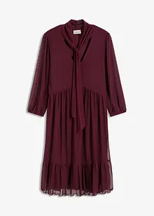 Jersey jurk van mesh, bonprix