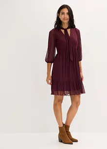 Jersey jurk van mesh, bonprix