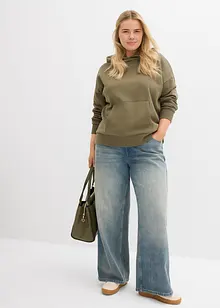 Oversized hoodie van een zachte katoenmix, bonprix