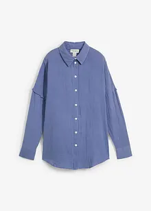 Oversized overhemd van luchtige mousseline, bonprix