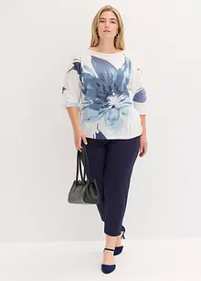 Twill broek in tapered fit, bonprix