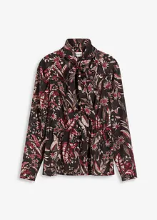 Uitlopende blouse van chiffon, bonprix