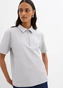 Poloshirt van viscosemix, bonprix