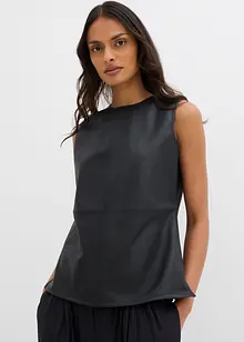 Imitatieleren top, bonprix