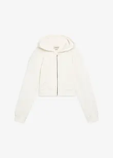 Sweatvest met capuchon van biologisch katoen, bonprix