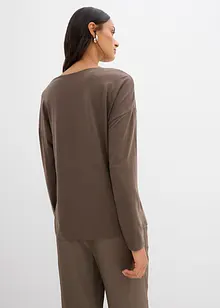 Longsleeve van viscosemix, bonprix