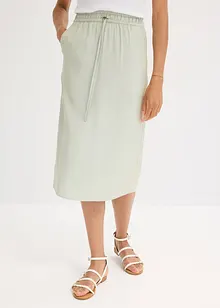 Midirok van glanzend materiaal, bonprix