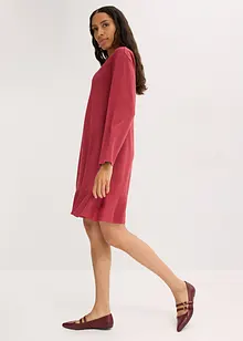 Korte jurk met volant van Punto di Roma, bonprix