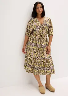 Gedessineerde midi jurk, bonprix