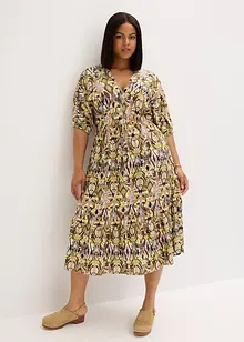 Gedessineerde midi jurk, bonprix
