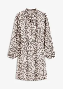 Gedessineerde jurk van chiffon, bonprix
