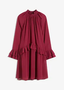 Chiffon jurk met volants, bonprix