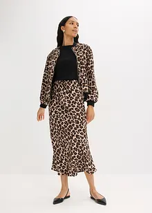 Midirok van soepelvallend satijn, bonprix