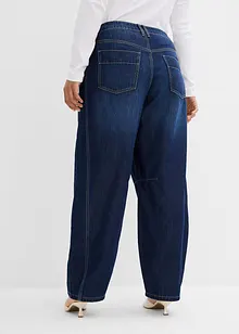 Barrel jeans mid waist, super soft, bonprix