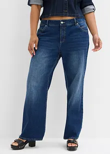 Straight jeans mid waist, bonprix