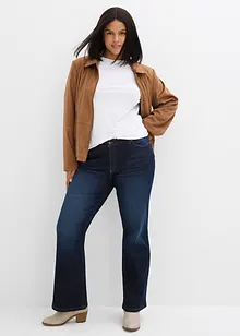 Bootcut jeans mid waist, bonprix