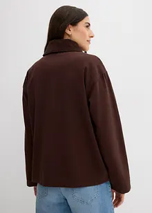 Twill jas met kraag van corduroy, bonprix