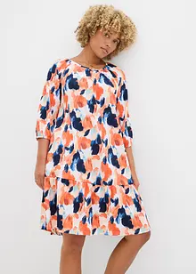 Tuniekjurk van borkencrèpe, bonprix