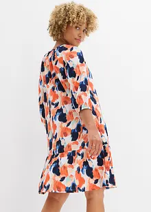 Tuniekjurk van borkencrèpe, bonprix