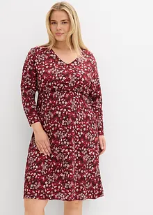 Jersey jurk van crêpe, bonprix