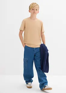T-shirt van biologisch katoen (set van 3), bonprix